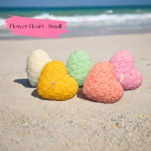 Flower Heart Candle
