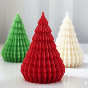 Christmas Candle Ribbed