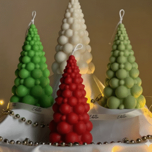 Christmas Tree Bubble candle